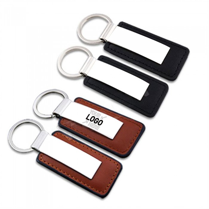 Leather  metal key chain